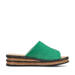 Rieker Women'S Mules Grass Green