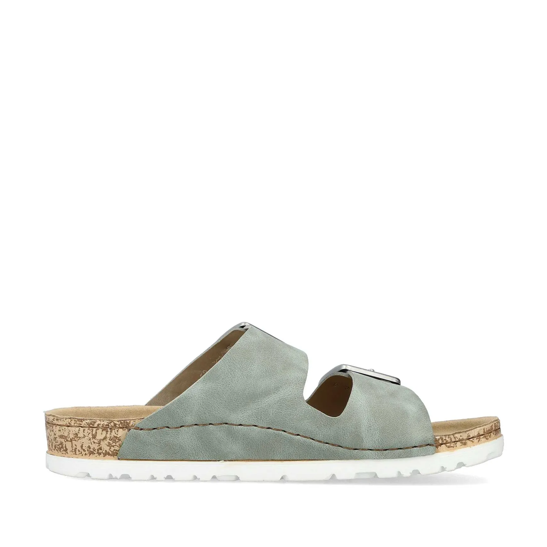 Rieker Women'S Mules Khaki Green