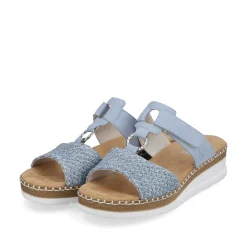 Rieker Women'S Mules Light Blue