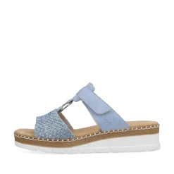 Rieker Women'S Mules Light Blue