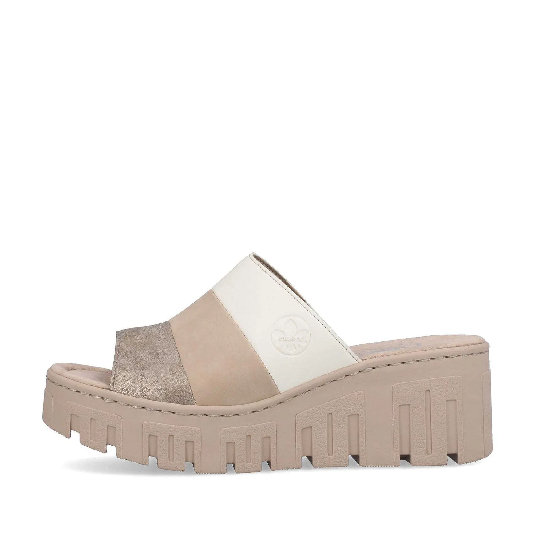 Rieker Women'S Mules Light Beige