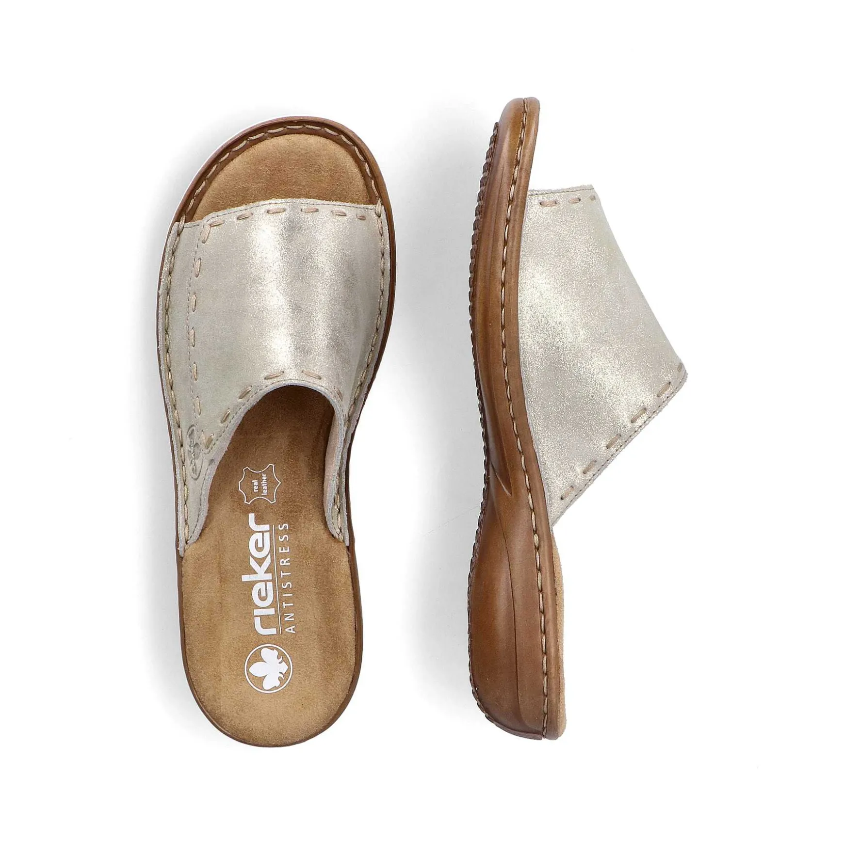 Rieker Women'S Mules Light Beige