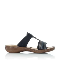 Rieker Women'S Mules Navy Blue