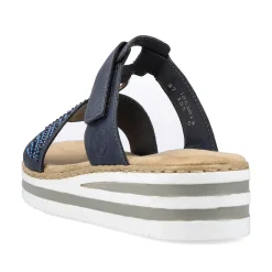 Rieker Women'S Mules Navy Blue