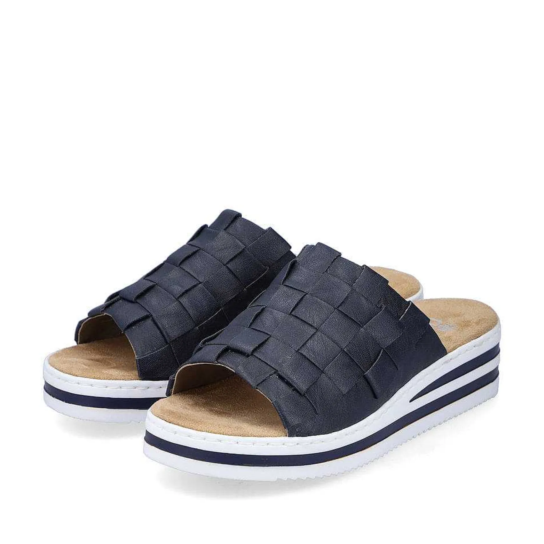 Rieker Women'S Mules Navy Blue