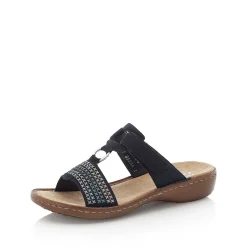 Rieker Women'S Mules Navy Blue