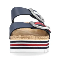 Rieker Women'S Mules Navy Blue