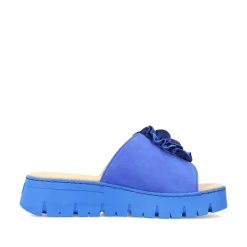 Rieker Women'S Mules Royal Blue