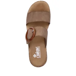 Rieker Women'S Mules Sand Beige