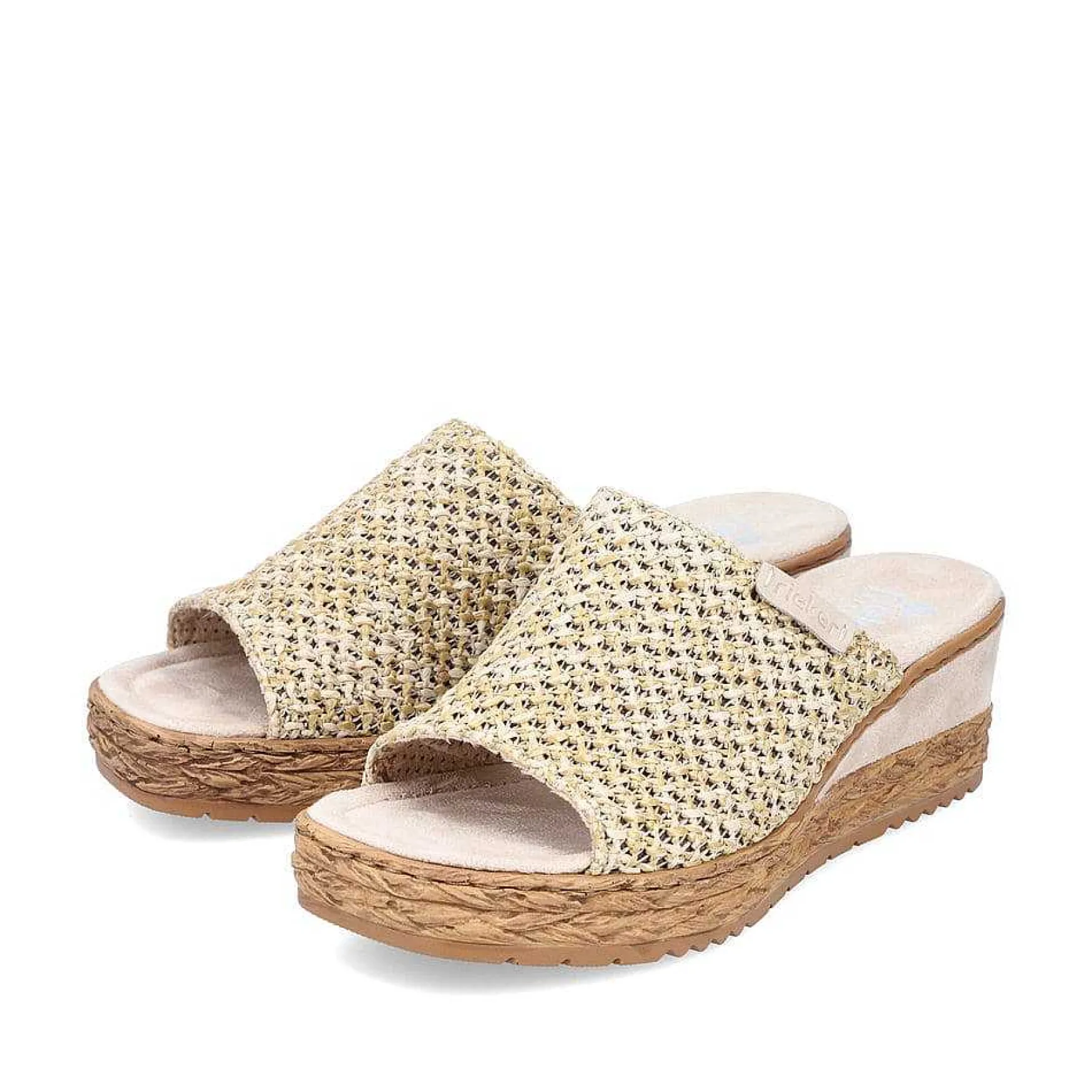 Rieker Women'S Mules Sand Beige