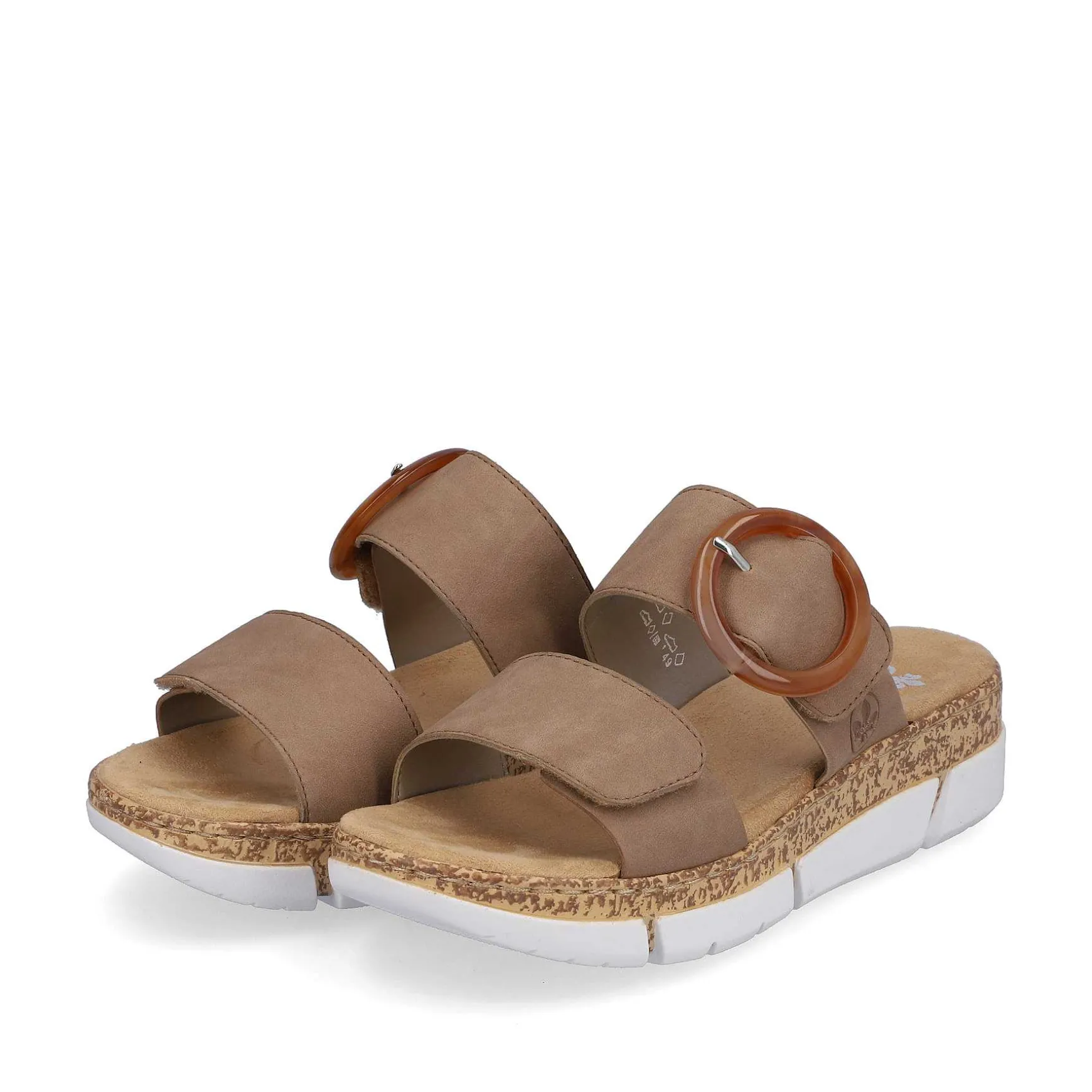 Rieker Women'S Mules Sand Beige