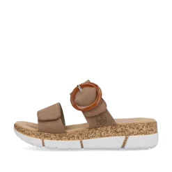 Rieker Women'S Mules Sand Beige