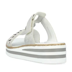 Rieker Women'S Mules Silver Gray