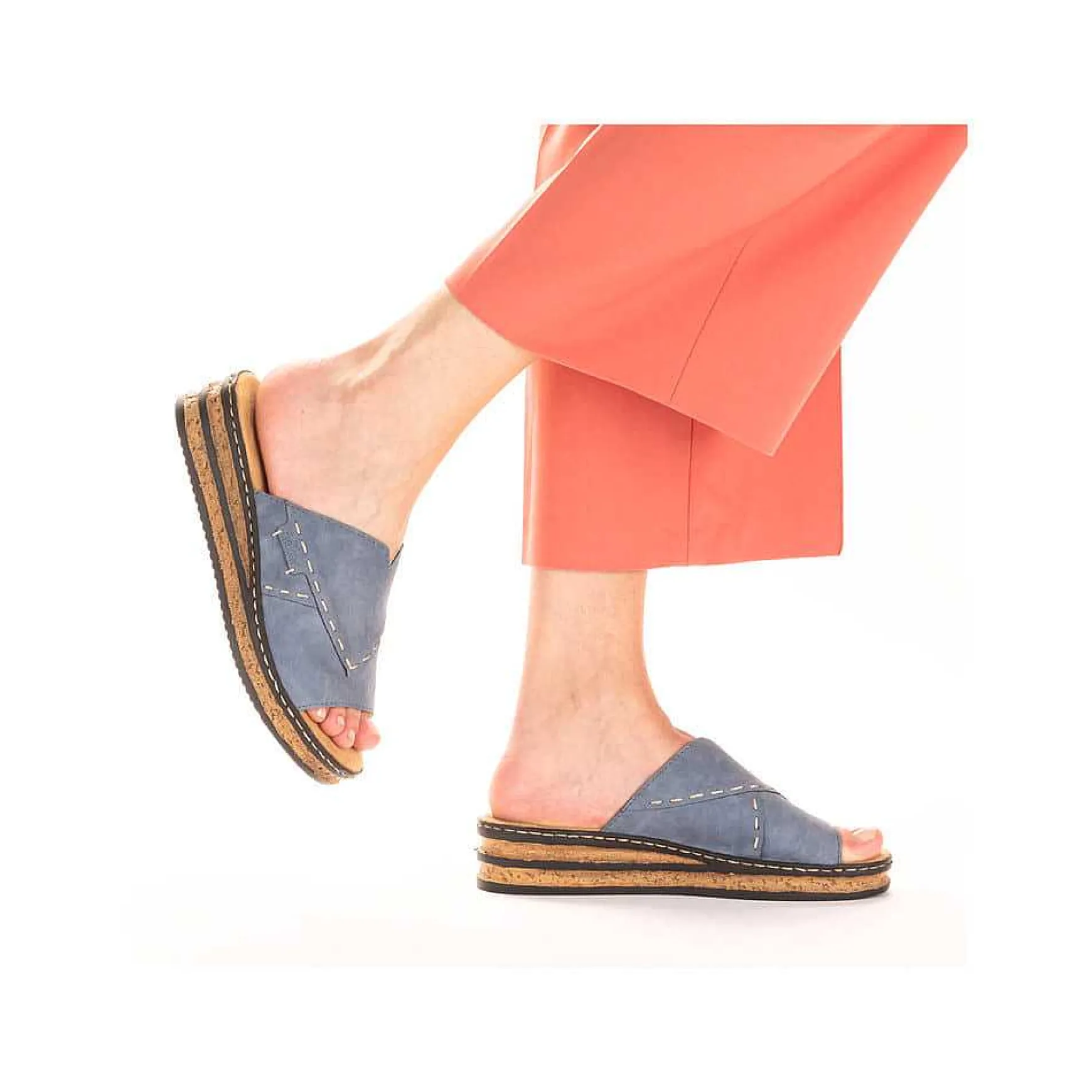 Rieker Women'S Mules Sky Blue