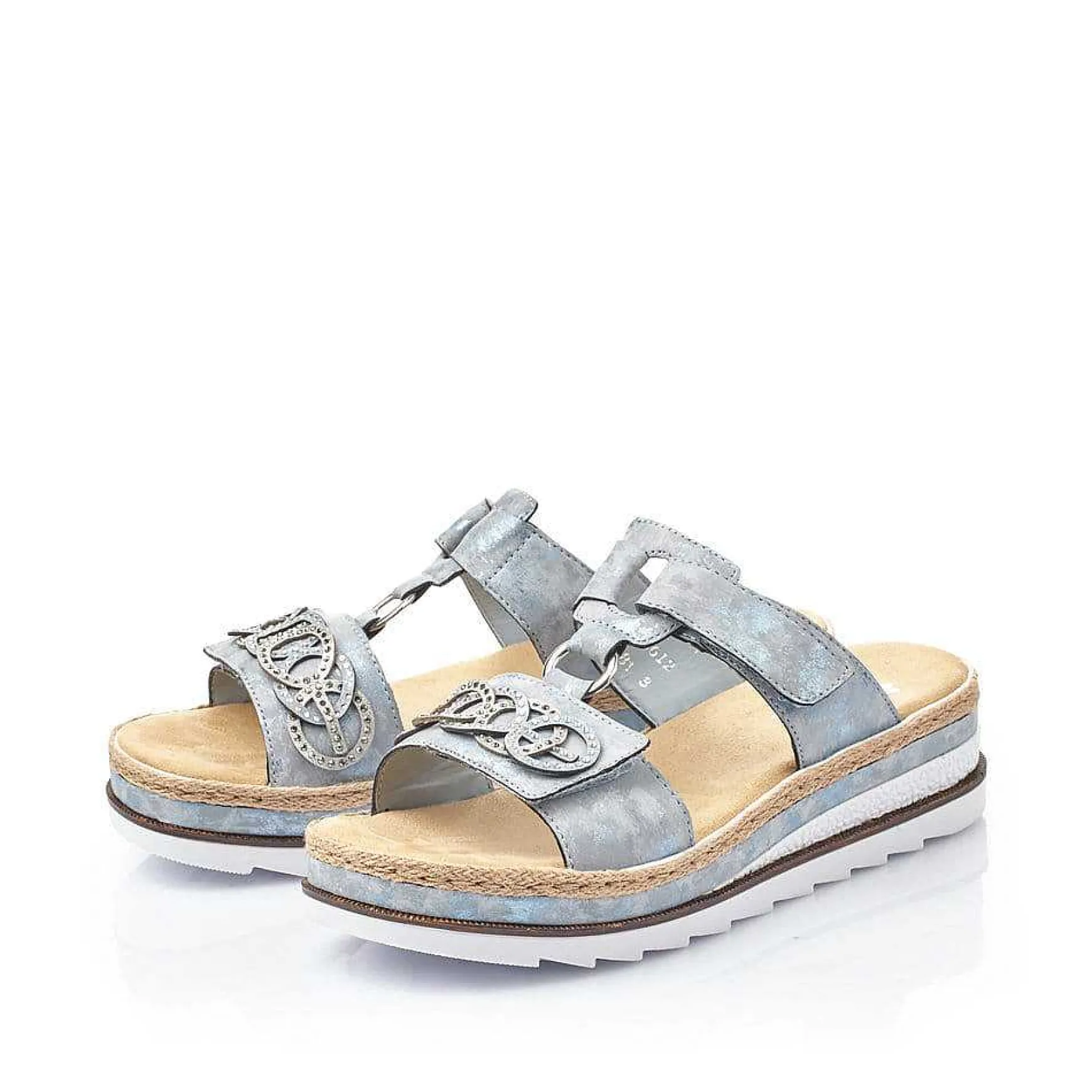 Rieker Women'S Mules Sky Blue