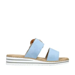 Rieker Women'S Mules Sky Blue