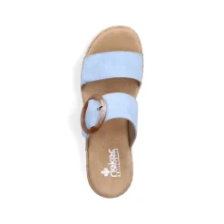 Rieker Women'S Mules Sky Blue