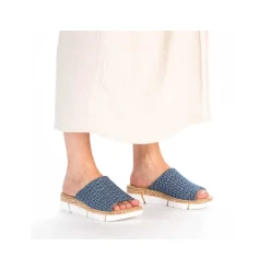 Rieker Women'S Mules Slate Blue