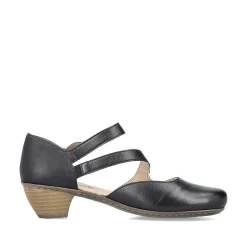 Rieker Women'S Pumps Glossy Black