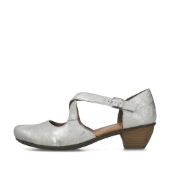 Rieker Women'S Pumps Silver-Platinum