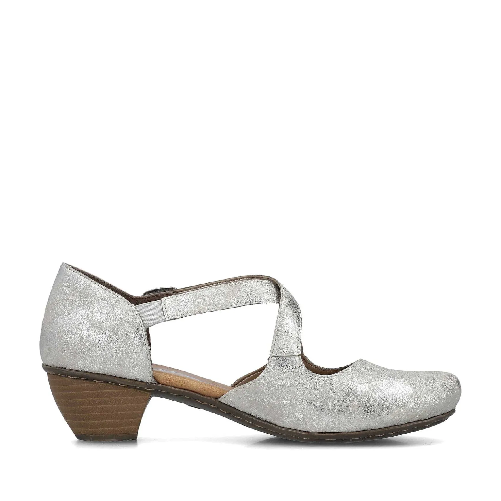 Rieker Women'S Pumps Silver-Platinum
