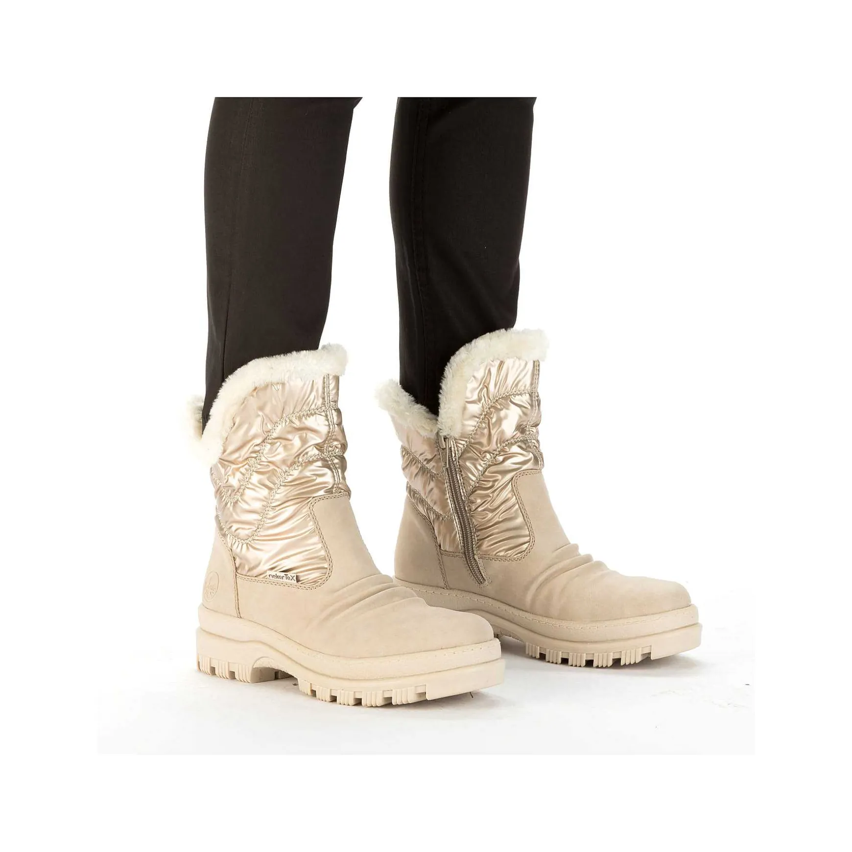 Rieker Women'S Short Boots Champagne