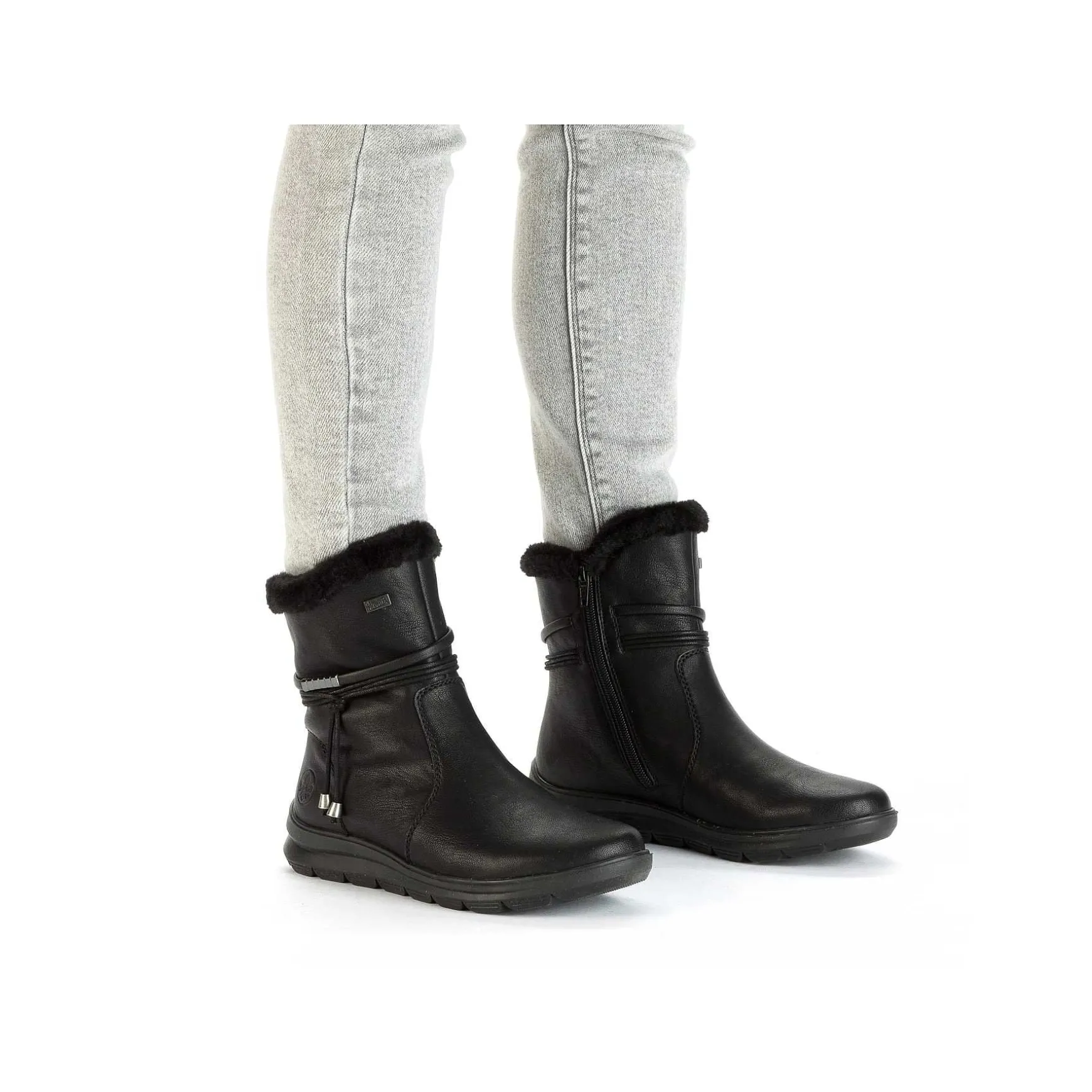 Rieker Women'S Short Boots Jet Black