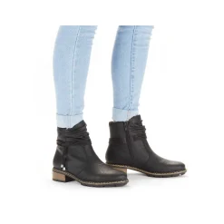 Rieker Women'S Short Boots Jet Black