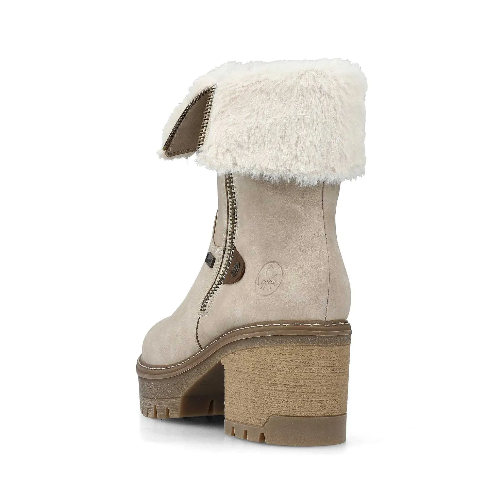 Rieker Women'S Short Boots Gray Beige
