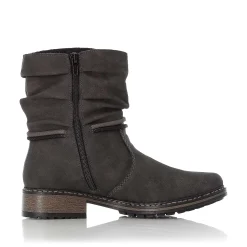 Rieker Women'S Short Boots Asphalt Gray