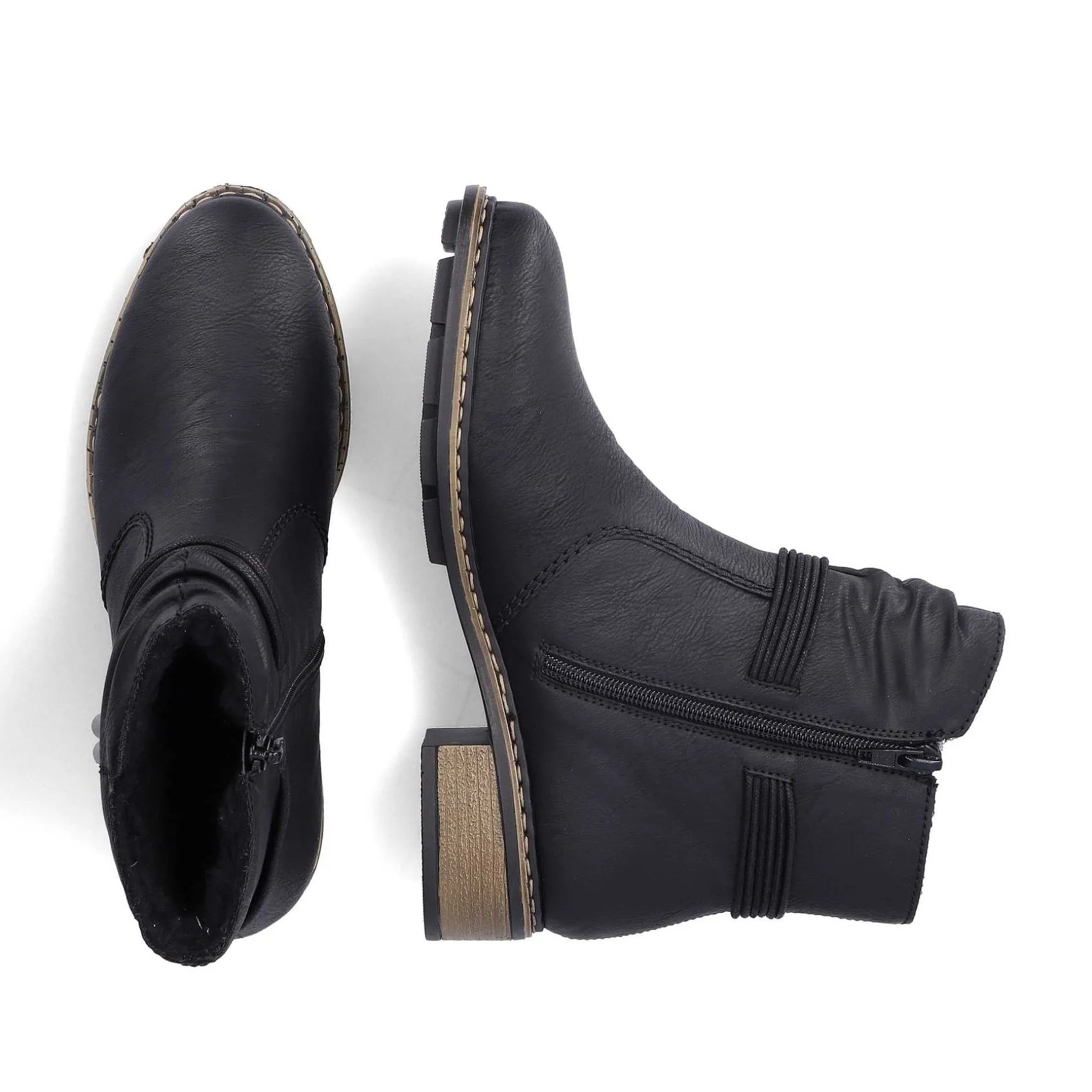 Rieker Women'S Short Boots Jet Black