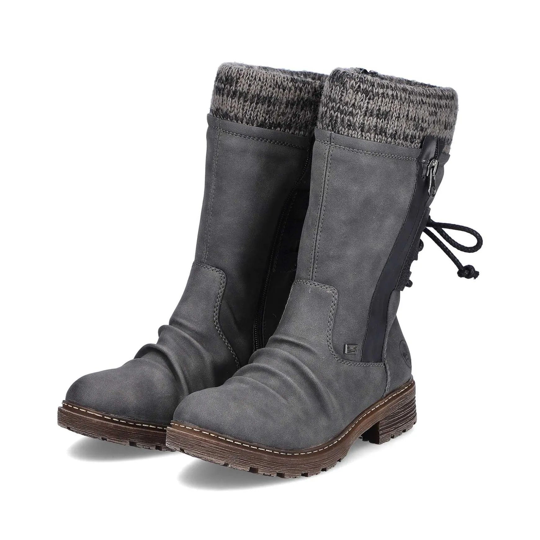 Rieker Women'S Short Boots Granite Gray