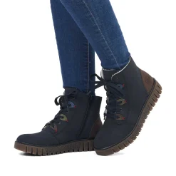 Rieker Women'S Short Boots Navy Blue