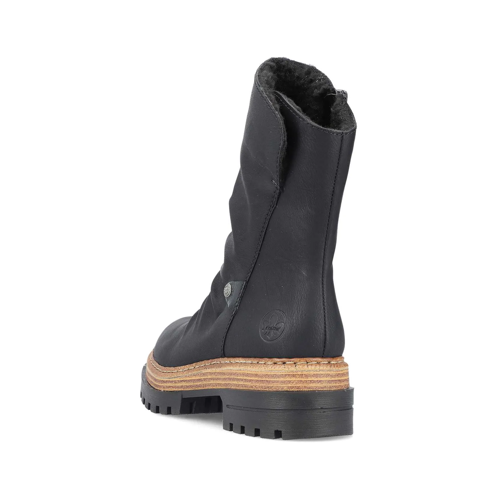 Rieker Women'S Short Boots Asphalt Black
