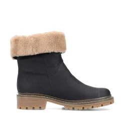 Rieker Women'S Short Boots Asphalt Black