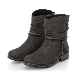 Rieker Women'S Short Boots Asphalt Gray