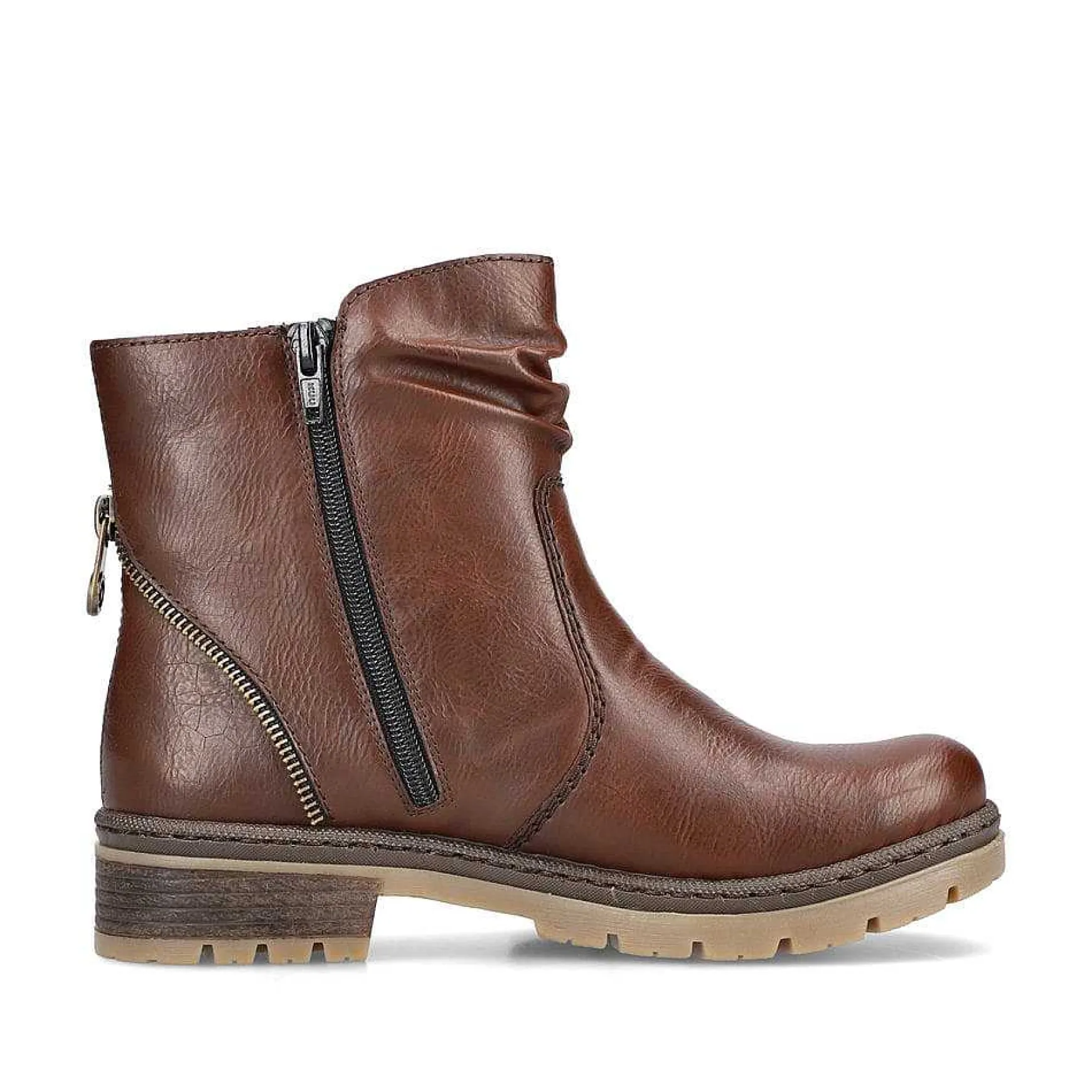 Rieker Women'S Short Boots Chestnut Brown