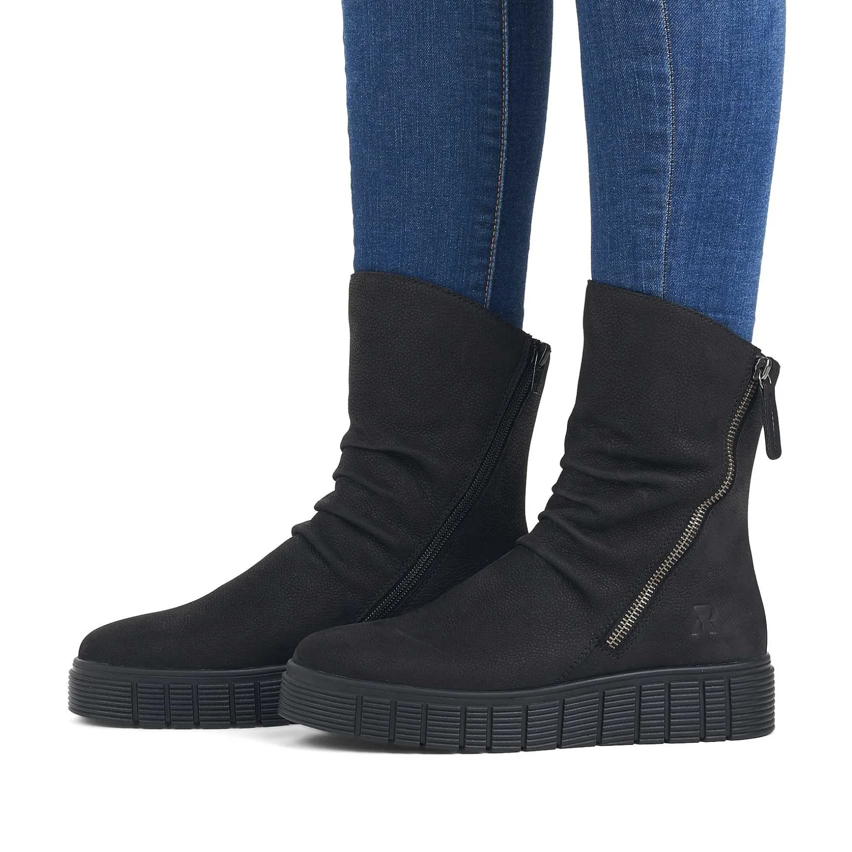 Rieker Women'S Short Boots Deep Black