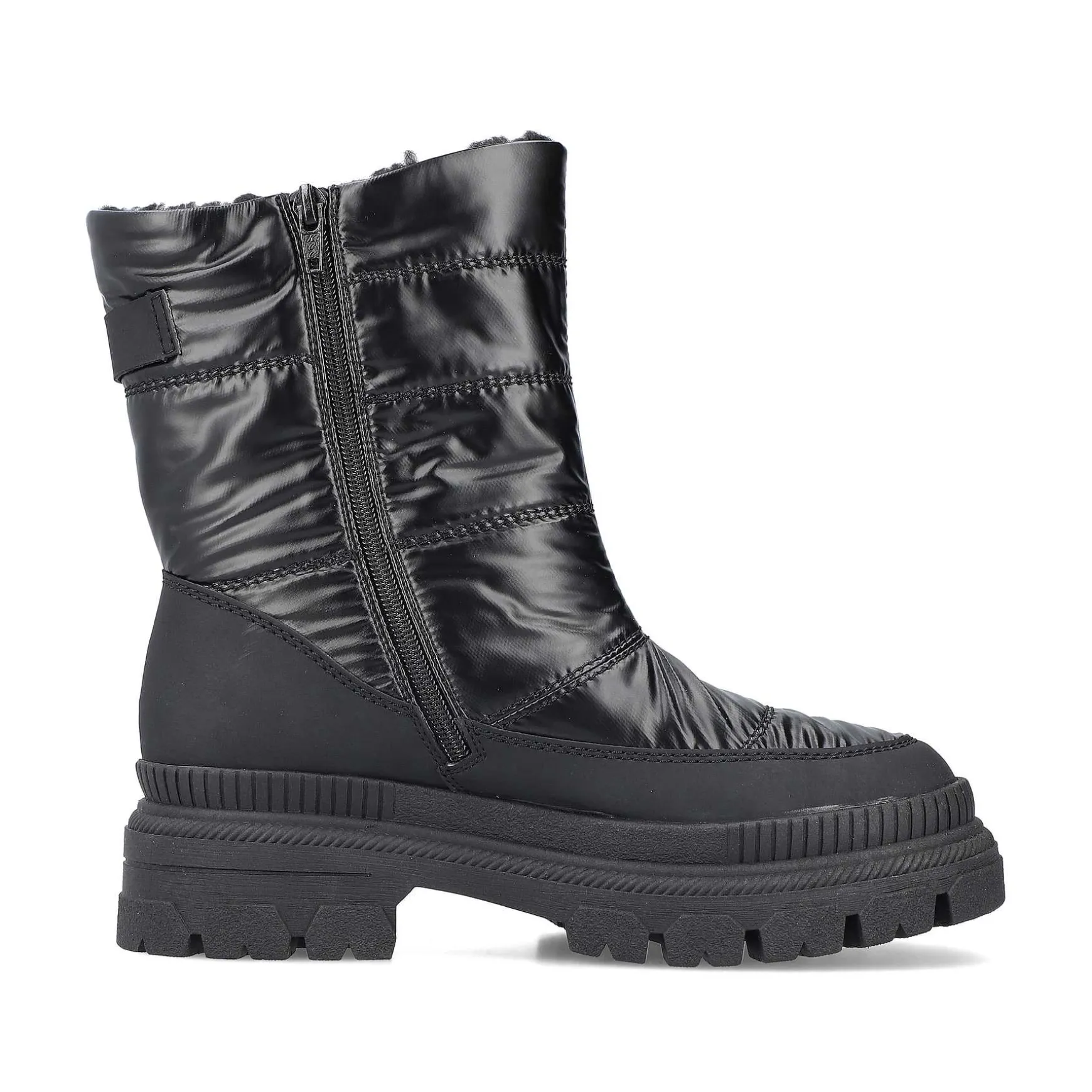 Rieker Women'S Short Boots Glossy Black