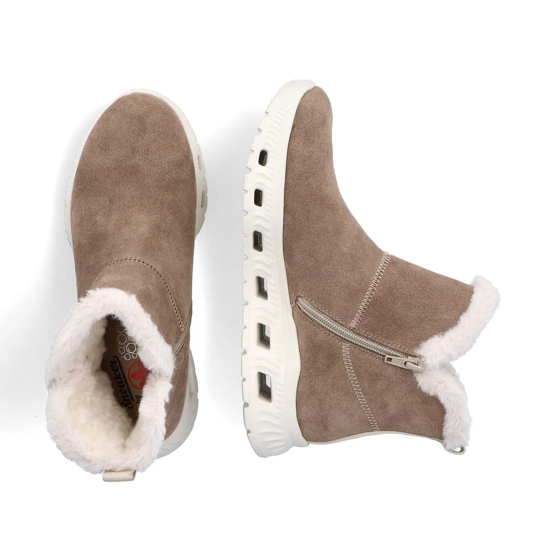 Rieker Women'S Short Boots Beige Brown