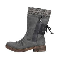 Rieker Women'S Short Boots Granite Gray