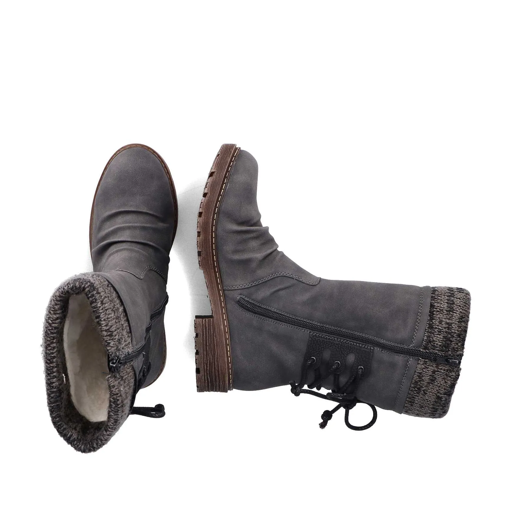 Rieker Women'S Short Boots Granite Gray