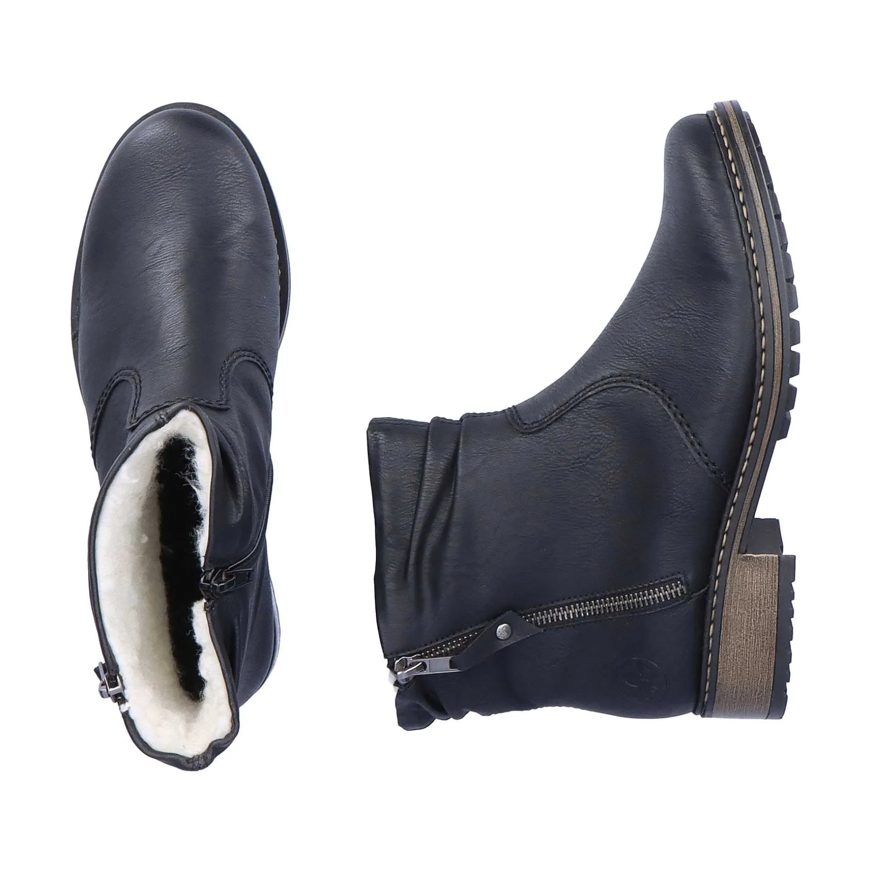 Rieker Women'S Short Boots Jet Black