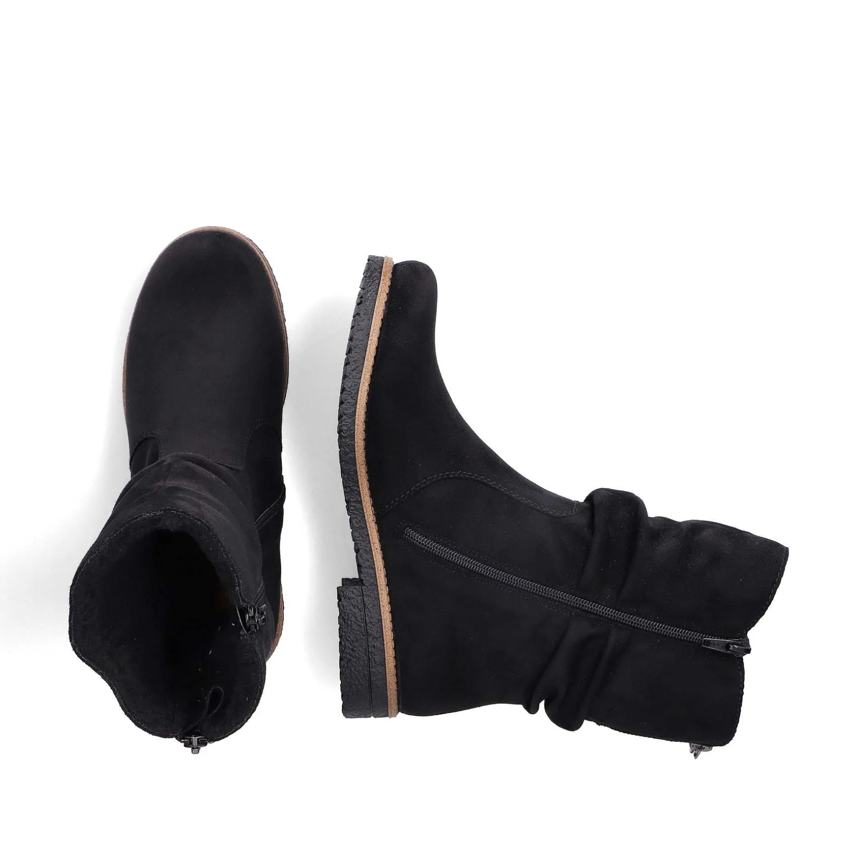 Rieker Women'S Short Boots Graphite Black