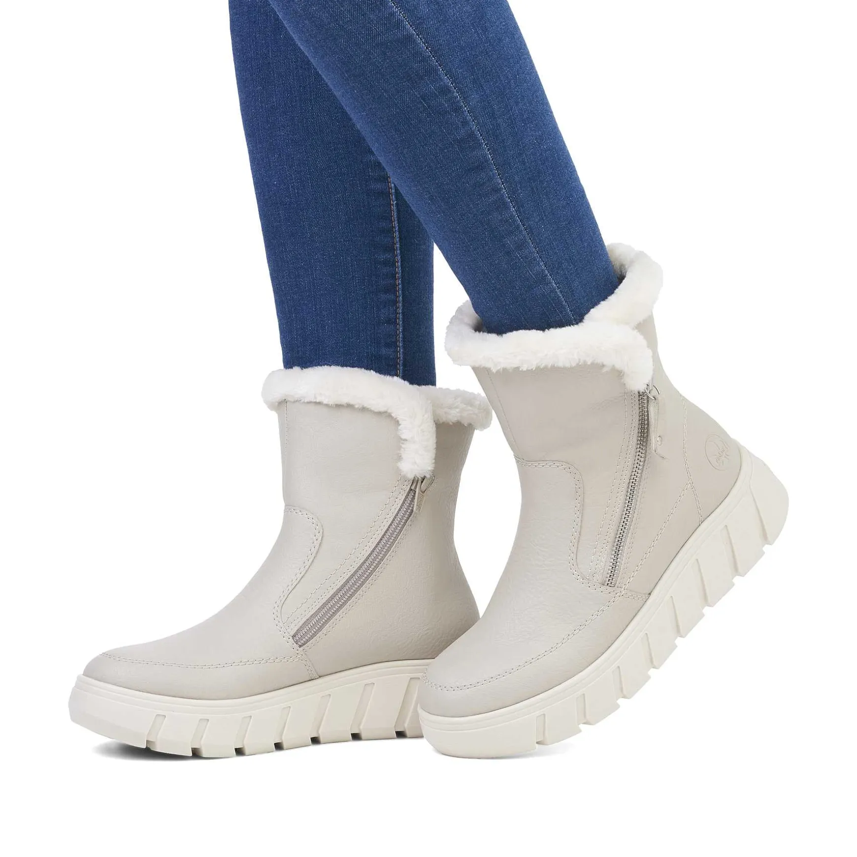Rieker Women'S Short Boots Light Beige