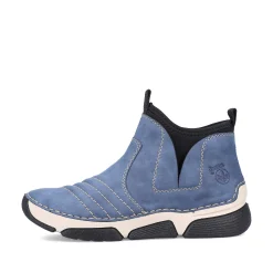 Rieker Women'S Short Boots Blue Gray
