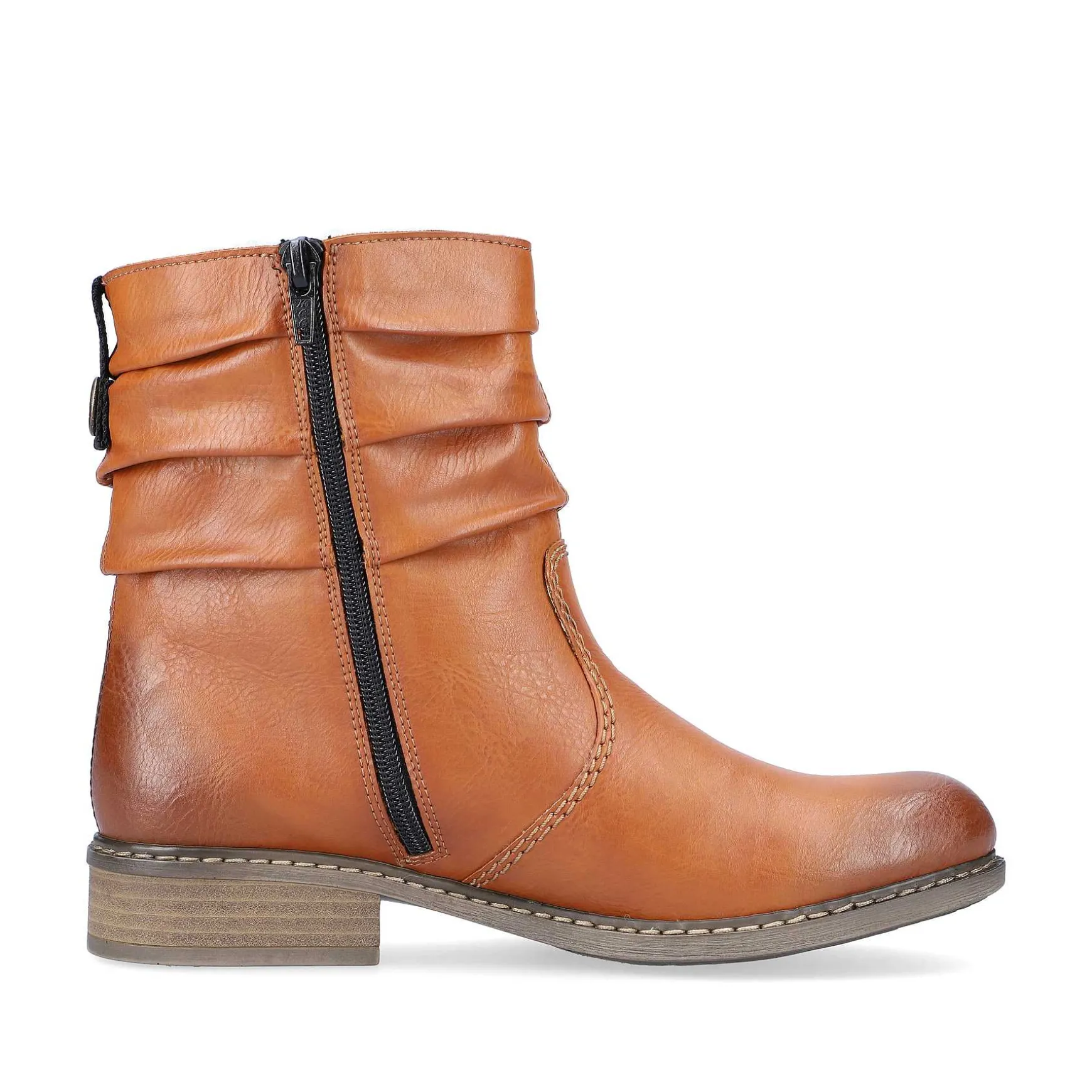 Rieker Women'S Short Boots Caramel Brown