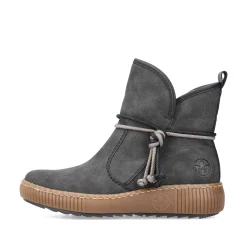 Rieker Women'S Short Boots Granite Gray