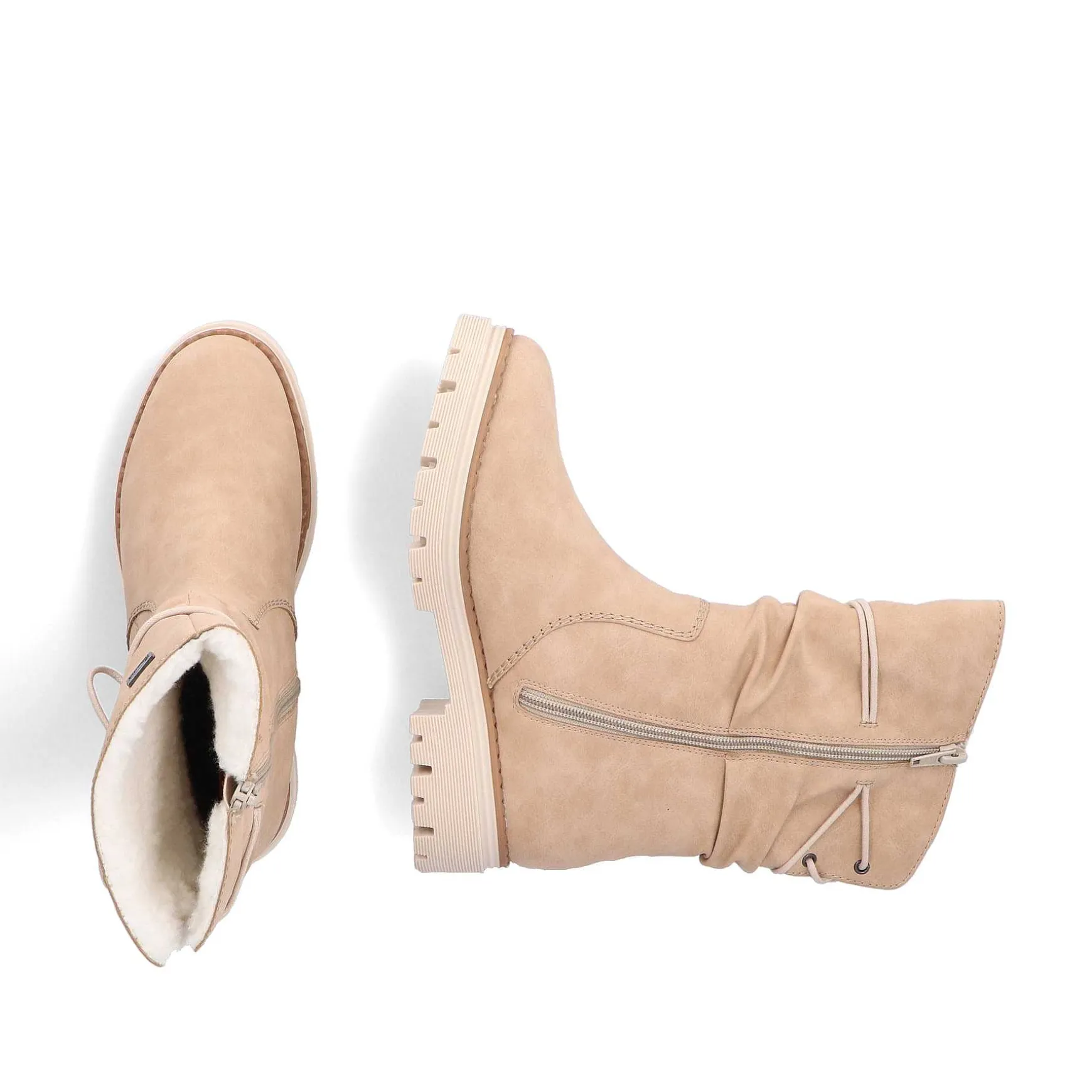 Rieker Women'S Short Boots Brown Beige