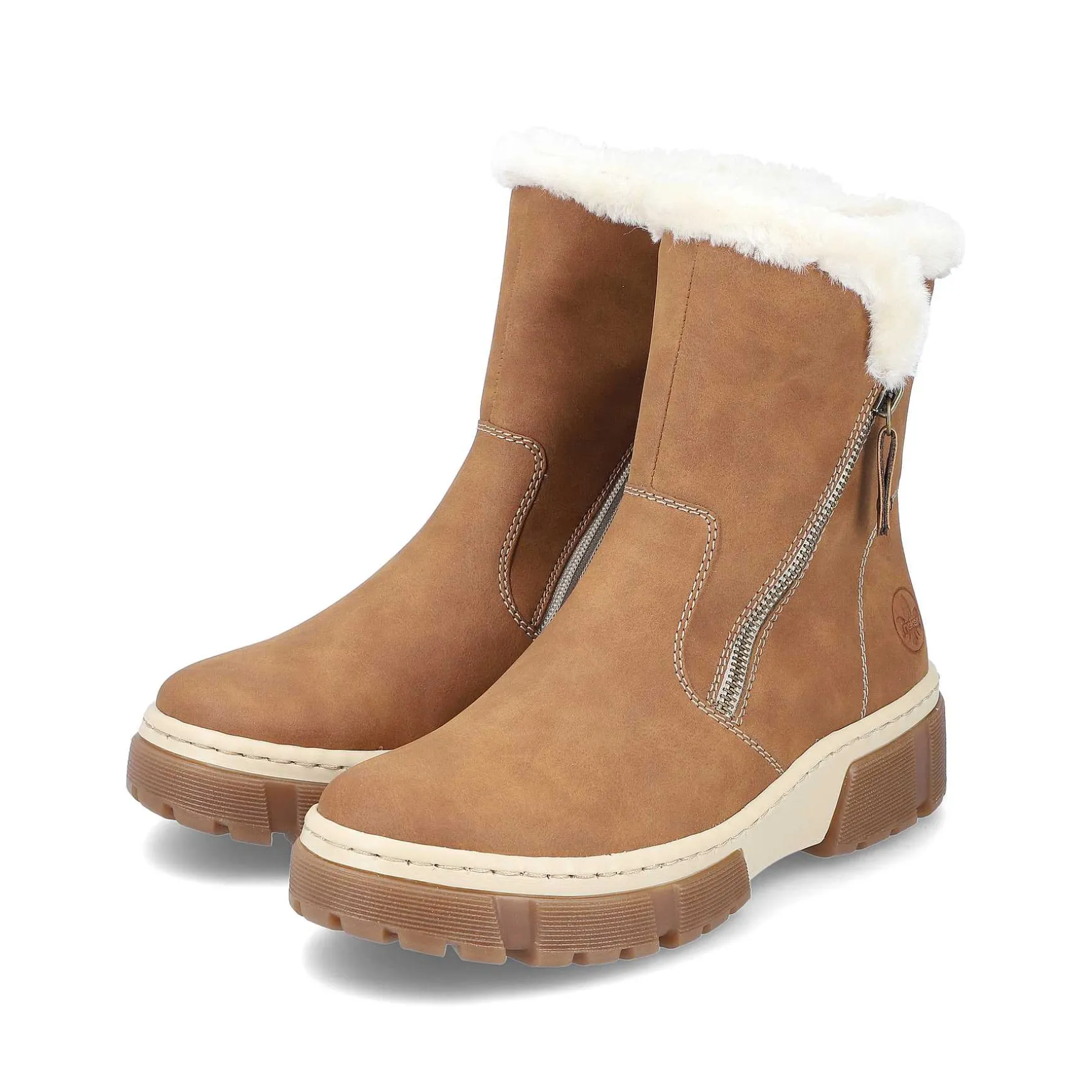 Rieker Women'S Short Boots Nougat Brown